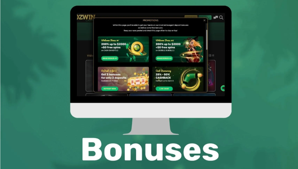 ozwin casino no deposit bonus